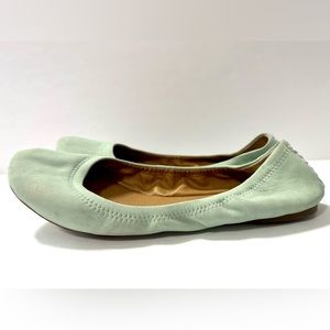 Lucky Brand Mint Leather Flats sz 10